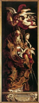 Raising de la Croix Sts Amand et Walpurgis Baroque Peter Paul Rubens Peinture à l'huile